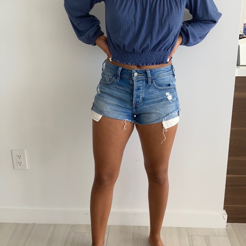 Hollister denim shorts